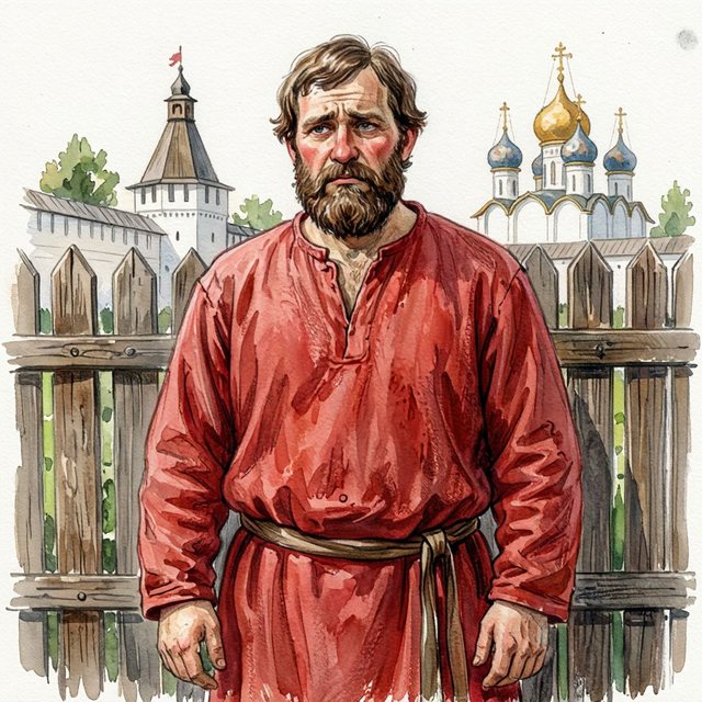 Герасим, нарисованный по описанию ученика